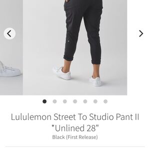 Lululemon Street To Studio Pant II *Unlined